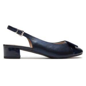 Sandale dama 303667962 - Piele naturala - Bleumarin