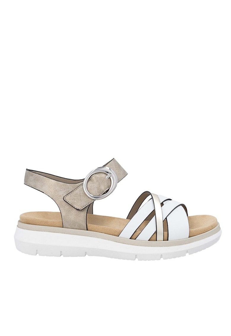 Sandale casual - dama - D2K55-90 alb - piele ecologica