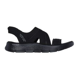 Sandale slip-on cu talpa plata - Negru