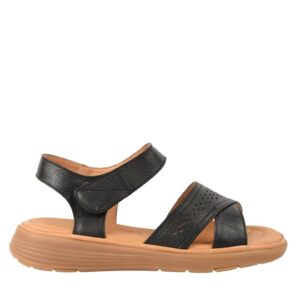 Sandale casual - dama -  33180 negru - piele naturala - Negru