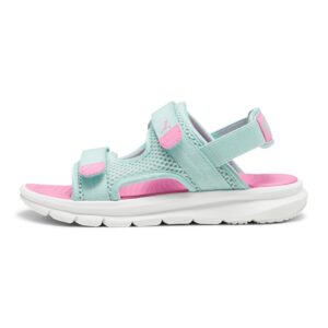 Sandale cu velcro Evolve - Roz/Verde menta