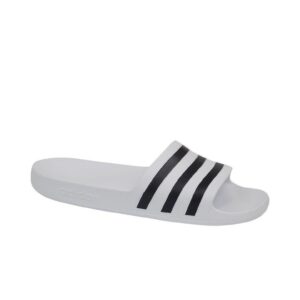 Papuci barbati -  Sintetic - Alb/Negru -