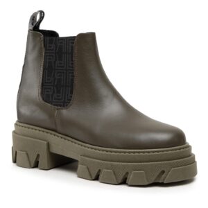 Cizme Chelsea dama -  Piele naturala - Verde - Verde