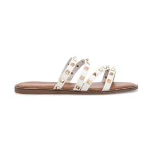 Slapi dama - 590559 - Piele ecologica - Alb - Alb