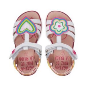 Sandale fete 305202154 - Piele naturala - Alb - Alb
