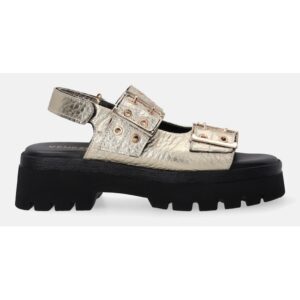 Sandale Cu Platforma Cu Metal