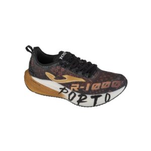 Pantofi sport barbati alergare - negru-maro - material sintetic - sireturi