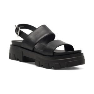 Sandale dama - 518846 - Piele ecologica - Negru