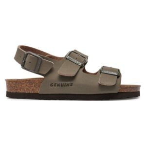 Sandale dama -  Piele ecologica - Gri - Gri