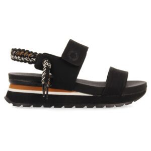 Sandale slingback uni - Negru