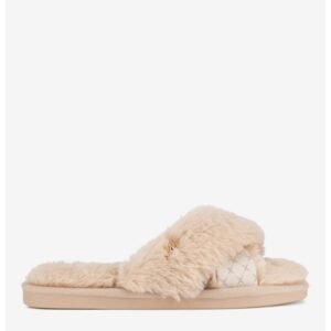 Papuci dama 5905588934837 - Textil - Bej - Bej