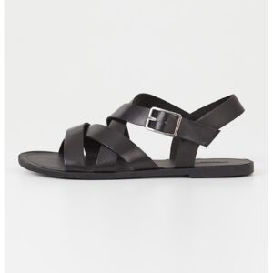 Sandale de piele cu barete incrucisate
