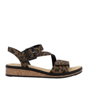 Sandale casual - dama -  ANTISTRESS - V3660-90 negru - piele ecologica V3660-90 - Negru