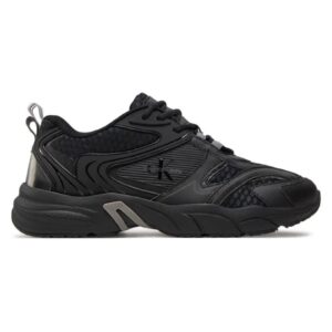 Pantofi sport  pentru Barbati - retro tennis low mix ml met - YM0YM00931-0GT - Negru - Negru