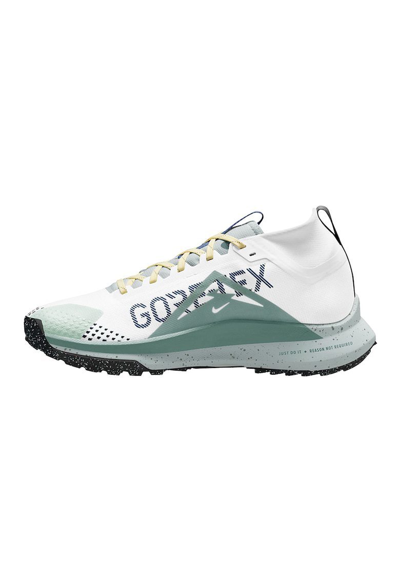 Pantofi impermeabili pentru alergare React Pegasus Trail 4 - Alb/Verde persan