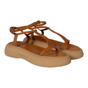 Sandale cu model impletit -