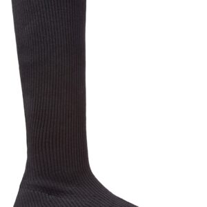 Cizme lungi din material textil Casi Myra - Negru