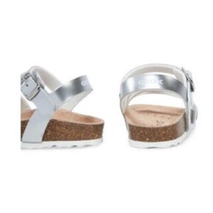 Sandale fete 304461682 - Piele ecologica - 27 EU - Argintiu