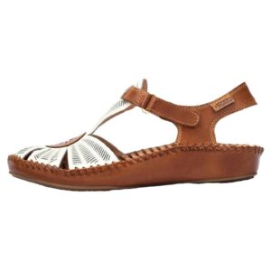 Sandale dama - din piele naturala - 655-0575-52-21 - crem - Crem