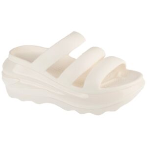 Papuci de dama -  Classic Mega Crush Tripe Strap 209842 - Alb