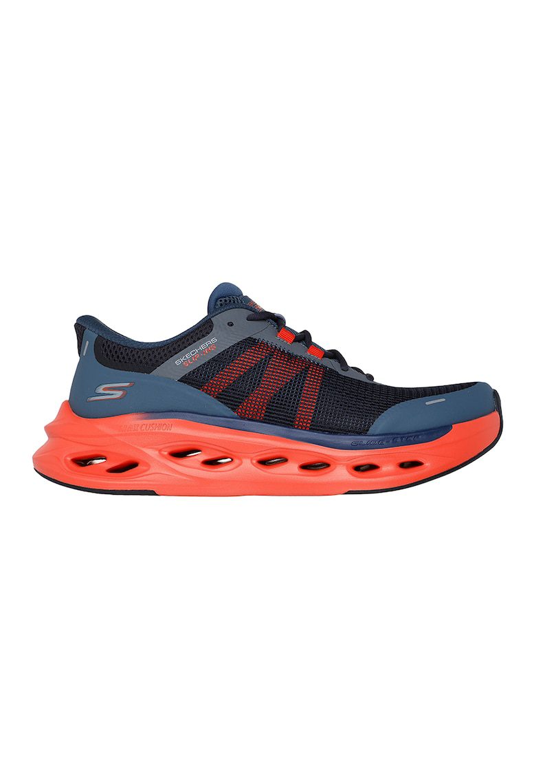 Pantofi pentru alergare Max Cushiong Glide Slip-Ins - Portocaliu/Bleumarin