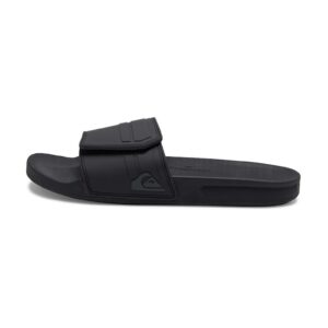 Papuci cu velcro Rivi - Negru