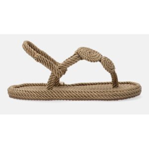 Sandale impletite din material textil