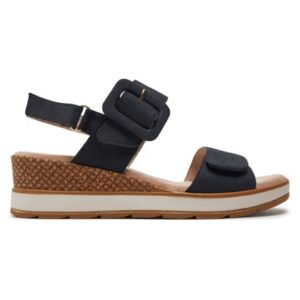 Sandale dama - 30366655239 - Piele naturala/Piele nabuc - Bleumarin