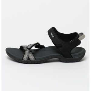 Sandale din material textil si sintetic cu inchidere velcro Verra