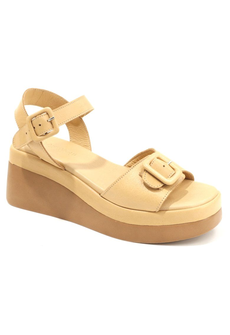 Sandale dama D58 2213 - Bej