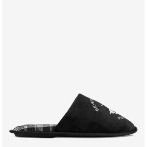 Papuci barbati 5903419634925 - Textil - Negru - Negru