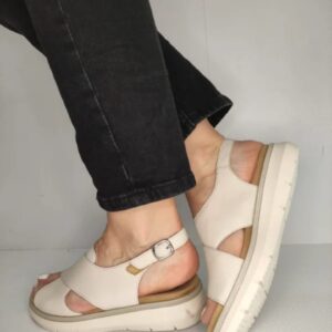 Sandale Casual Dama D2K56-60 Bej - Bej - Bej