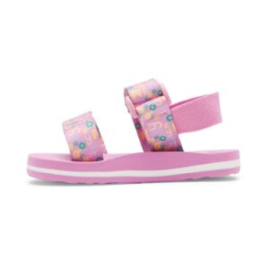 Sandale din material textil cu velcro Cage - Lila