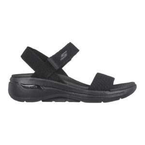 Sandale wedge Arch Fit - Negru