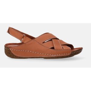 Sandale de piele cu talpa wedge