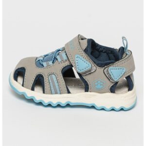 Sandale cu inchidere velcro Toby - Gri/Albastru lavanda/Alb murdar