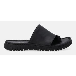 Papuci din piele cu bareta pentru deget