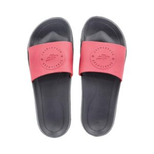 Papuci barbati - Sintetic - Negru/Rosu - Rosu/Negru