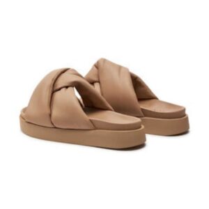 Papuci dama 303971151 - Piele naturala - Bej - Bej