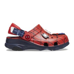 Saboti slingback cu imprimeu Spiderman - Rosu/Albastru