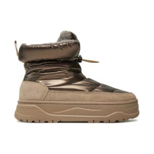 Cizme de zapada PLS50554 Bej -  Piele naturala
