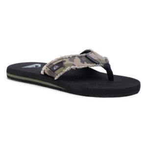 Papuci flip-flop barbati -  206545961 - Textil - Verde - Verde