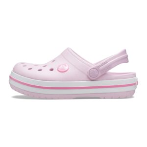 Saboti slingback cu model uni - Roz pal