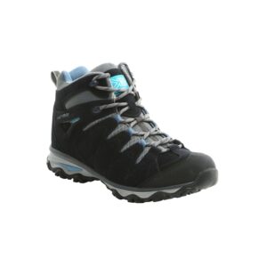 Bocanci trekking pentru femei -  Rona - Piele intoarsa - Granat inchis