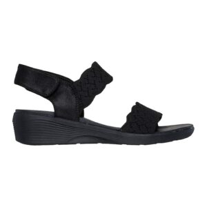 Sandale cu inchidere velcro Arya - On The Rise - Negru