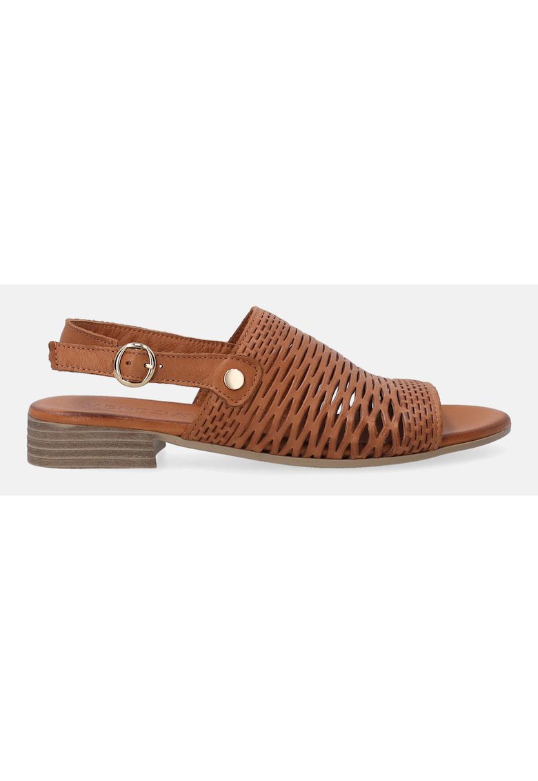 Sandale slingback din piele naturala