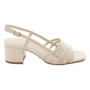 Sandale din piele Melynda - Crem