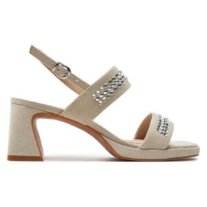 Sandale dama 303669850 - Piele intoarsa - Gri