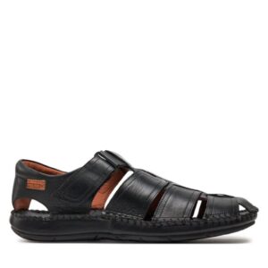 Sandale barbati  197883684 - Piele naturala - 40 EU - Negru