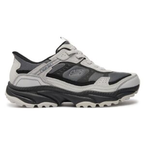 Bocanci trekking barbati  303970796 - Piele ecologica - Gri